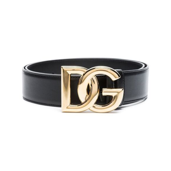 Dolce & Gabbana Women Dg Logo Leather Belt
